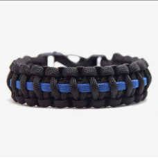 Paracord náramek Blue Line